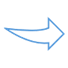 Arrow: Slight curve outline